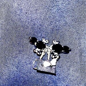 NWT rare hypoallergenic earrings!!!!Handmade and super rare black diamonds